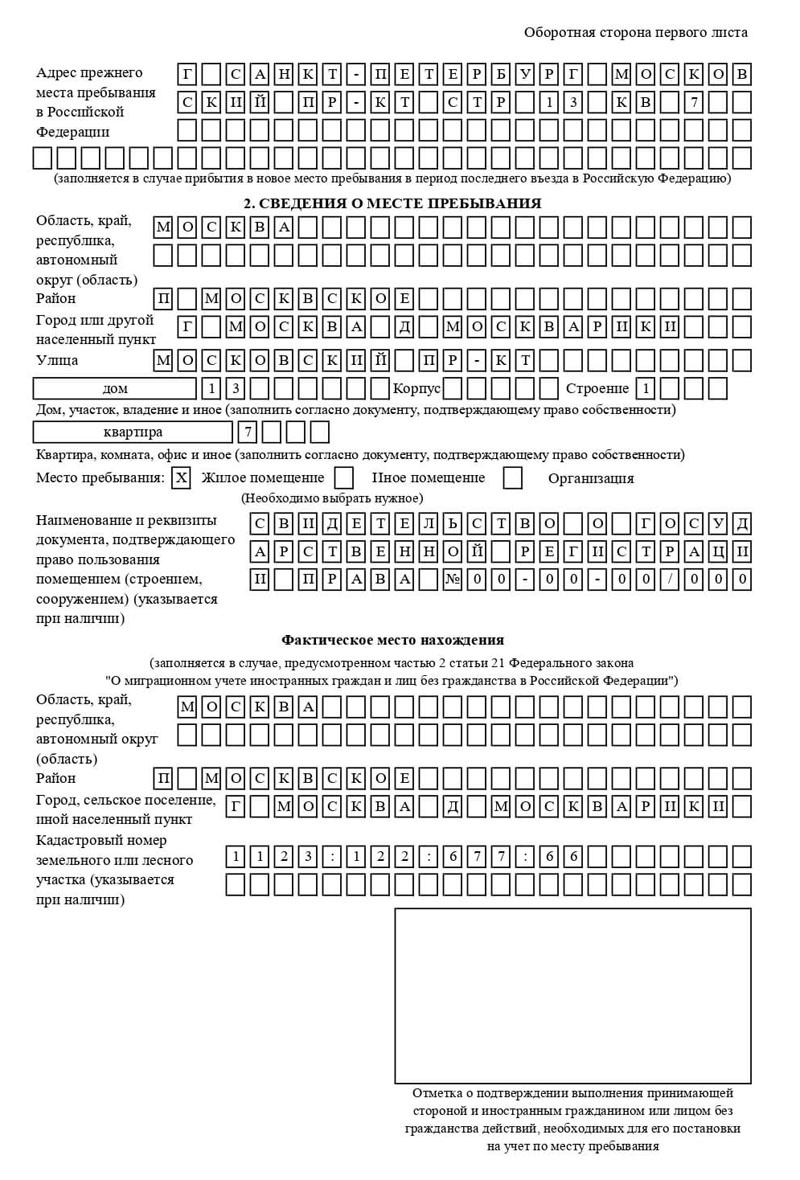 временная регистрация в Котласе